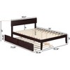AFI Furnishings Boston Platform Bed F ES with T Trundle ES - 4 of 4