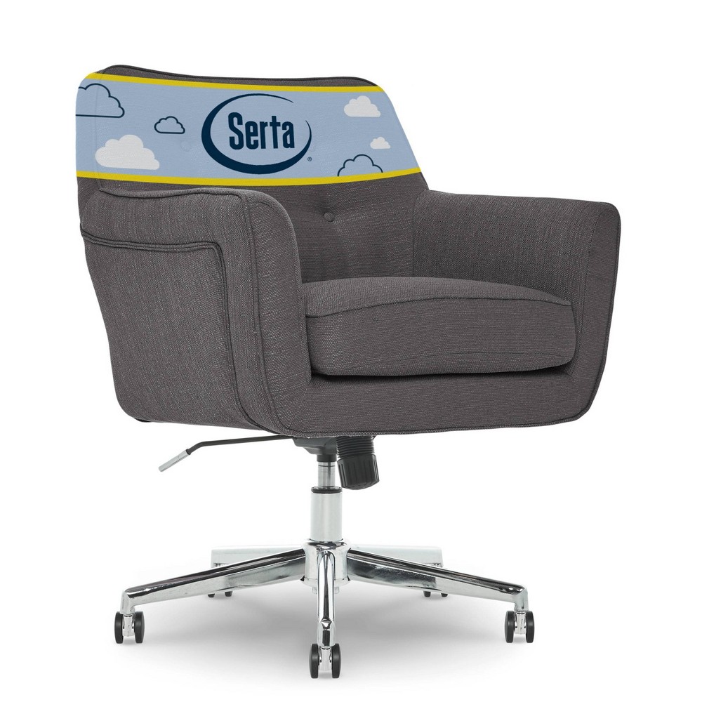 Photos - Computer Chair Serta Style Ashland Home Office Chair Inviting Graphite  