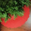 Northlight Scalloped Edge Christmas Tree Skirt - 48" - Red - image 2 of 3