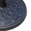 MOEPISY 17 inch 26 lbs Round Resin Umbrella Base Stand Market Parasol Holder - 3 of 4