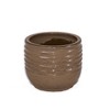 SpassWay 22" Dia Outdoor Indoor Ceramic Planter Pot Decorative Planter with Drainage Hole Patio Flower Pot - 3 of 4