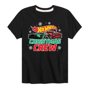 Boys' - Hot Wheels - Christmas Crew Short Sleeve Graphic T-Shirt - 1 of 4