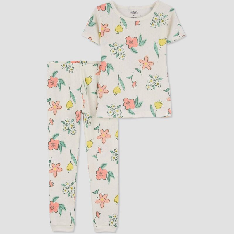 Carter&#39;s Just One You&#174;️ Comfy Soft Toddler Girls&#39; 2pc Pajama Set, 1 of 5