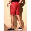 INSPIRE CHIC Men's Metallic Above Knee Clubwear Sparkly Sequins Shorts - 3 of 4
