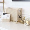 Blu Monaco 5 Piece Desk Set with  Hanging File Holder - 3 of 4