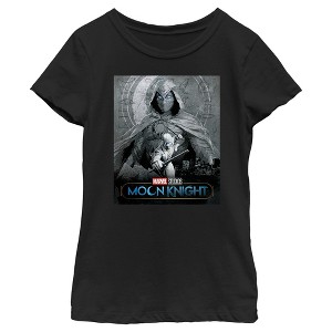 Girl's Marvel: Moon Knight Dual Identity Poster T-Shirt - 1 of 4