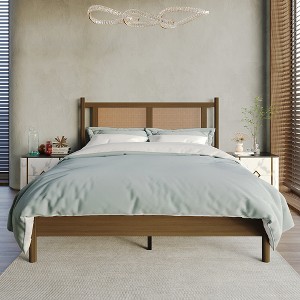 ChaletPosh Wooden Platform Bed - 1 of 4