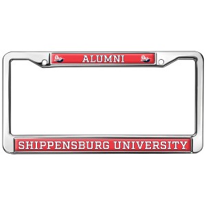 Shippensburg University Alumni Logo Full Size Standard License Plate Metal Frame - 1 of 4