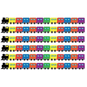 Hygloss® Train Die-Cut Border, 12 Strips/36 Feet Per Pack, 6 Packs - 1 of 2