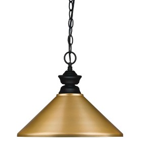 Z-Lite Riviera 1 - Light Pendant in  Matte Black - 1 of 1
