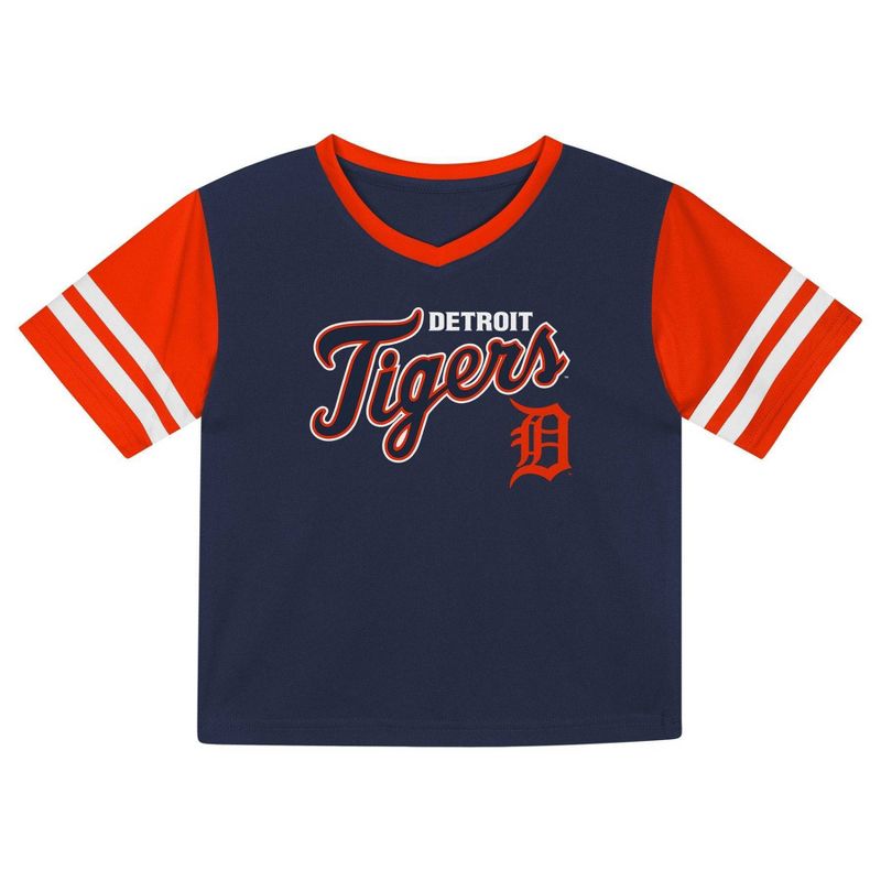 MLB Detroit Tigers Toddler Boys&#39; Pullover Team Jersey, 2 of 4