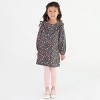 RuffleButts Toddler Girls Solid Ruffle Footless Tights - 3 of 3