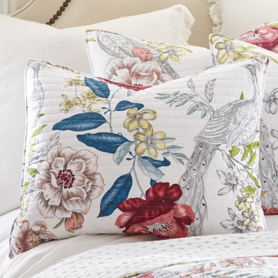 Montecito 2-Piece Multicolor Floral Cotton Twin/Twin XL Quilt Set