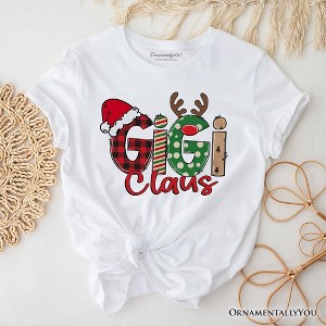 Gigi Claus Retro Christmas T-Shirt, Matching Family Holiday Tee | OrnamentallyYou - 1 of 4