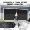 VEVOR Garage Door Screen for Winter, 18x7FT, Garage Door Insulation Kit, Magnetic Thermal Insulated Door Curtain with 300D Oxford Fabric, Black - 4 of 4