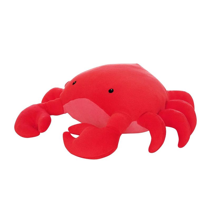 Manhattan Toy Crabby Abby Velveteen Sea Life Toy Crab Stuffed Animal, 12", 4 of 8