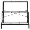 Costway 3 Tier Outdoor Metal Plant Stand Flower Planter Garden Display Holder Shelf Rack - 3 of 4
