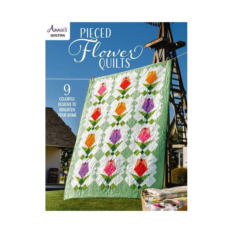 Pieced Flower Quilts - by  Annie's (Paperback), 1 of 2