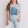 Simply Sage Market Women's Hey Batter Batter Wavy Short Sleeve Graphic Tee - 2 of 4