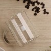 1 PCS Transparent tape with high borosilicate glass cup, coffee cup, coffee sharing cup with scale identification - 4 of 4