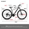 Gulches 29 Inch Mountain Bike 21 Speed, Suspension Fork, Aluminum Frame Disc Brake, Mountain biking for both men and women. - 3 of 4