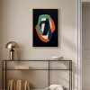 Art Remedy Distortion in Typefaces Contemporary Shapes Abstract Wall Art Framed - 2 of 4