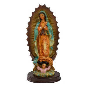 Northlight 9.25" Our Lady of Guadalupe and Baby Jesus Religious Figurine - 1 of 4