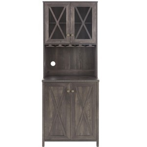 TiramisuBest 70.87" Tall Kitchen Pantry, Storage Cabinet , Kitchen Cabinet , Drawer and Adjustable Shelves, for Kitchen, Dining Room, White - 1 of 4