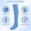 Vizari League Sports Socks for Boys and Girls | Polyester and Stretchable Adult League Socks | Soccer Socks with 360° Arch and Ankle Support | Football socks - 2 of 4