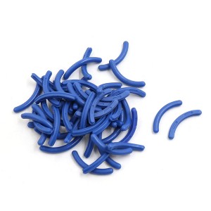 Unique Bargains Soft Rubber Cosmetic Makeup Eyelash Curler Refill Pads Blue 50 Pcs - 1 of 3