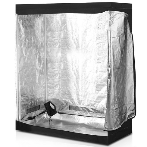 600D Mylar Hydroponic Indoor Details about   Hon&Guan 24"x48"x60" Grow Tent 
