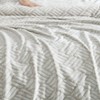 Kenneth Cole Basketweave Grey 50" X 70" Throw Blanket - 4 of 4