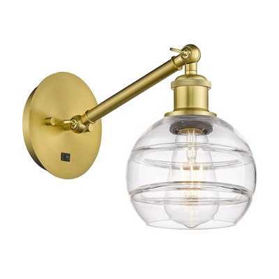 Rochester - 1 Light Arm Adjusts Up and Down Wall Sconce In Industrial Style-7.88 Inches Tall and 5.88 Inches Wide
