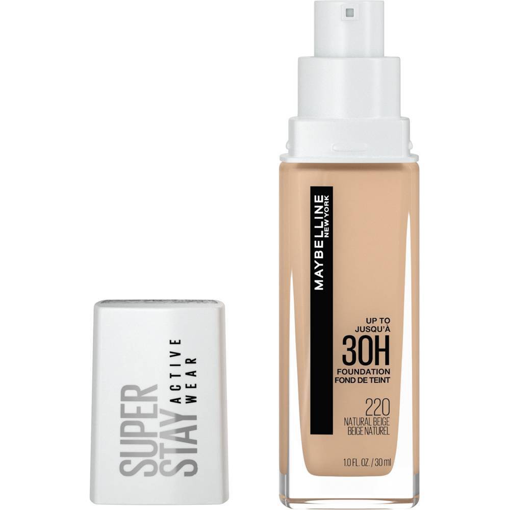Photos - Other Cosmetics Maybelline MaybellineSuper Stay Full Coverage Liquid Foundation - 220 Natural Beige  