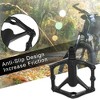 Unique Bargains Aluminum Alloy Bicycle Pedal Rear Foot Peg Black Fit 9/16 Inch Axles BMX MTB Bike Bicycle 1 Pair - 4 of 4