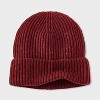 Men's Ribbed Plaited Beanie - Goodfellow & Co™ - 3 of 4
