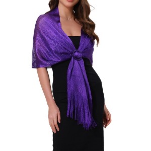 INSPIRE CHIC Women's Fashion 100% Polyester Pashmina Shawls 1 Pc - 1 of 4