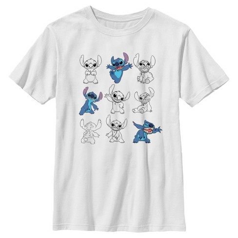 Boy's Lilo & Stitch Glasses Stitch Graphic Tee Royal Blue Large