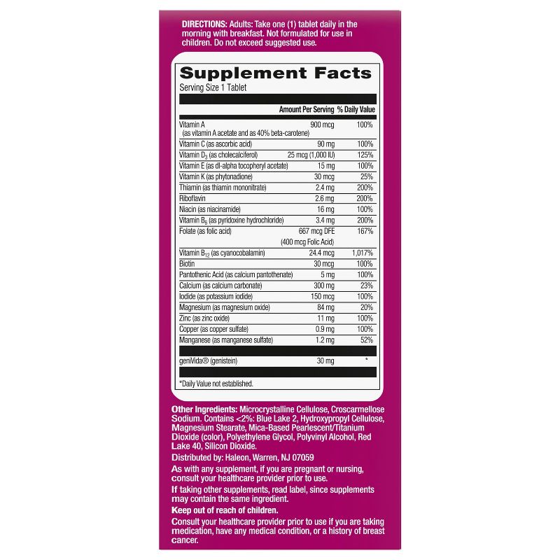 Centrum Menopause &#38; Hot Flash Support Multivitamin - 30ct, 4 of 8