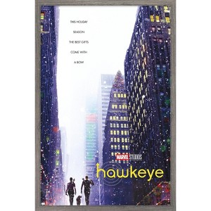 Trends International Marvel Hawkeye - Street One Sheet Framed Wall Poster Prints - 1 of 4