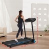 VisioGear Incline Treadmill for Running & Walking, 350 lbs Weight Capacity Folding Treadmill, Black, 52.56"*24.41"*41.41" - 3 of 4