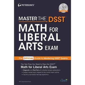 Master the Dsst Math for Liberal Arts Exam - by  Peterson's (Paperback) - 1 of 1