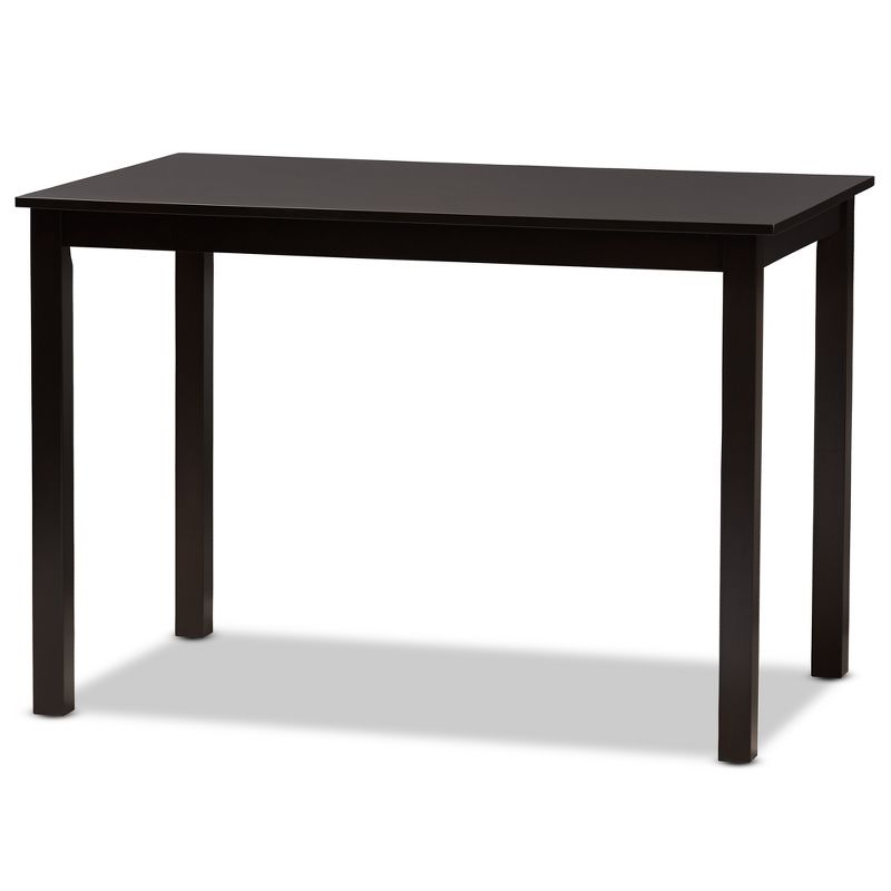 Baxton Studio Eveline Modern Wood 43-Inch Dining Table, 2 of 8