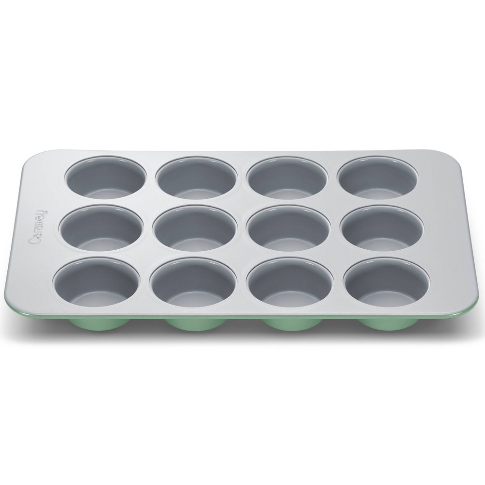 Caraway Home 10.04 Nonstick Ceramic Muffin Pan Sage