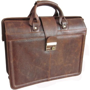 Amerileather APC Legal Leather Executive Briefcase – Top Grain Leather Construction with Traditional Form - 1 of 3