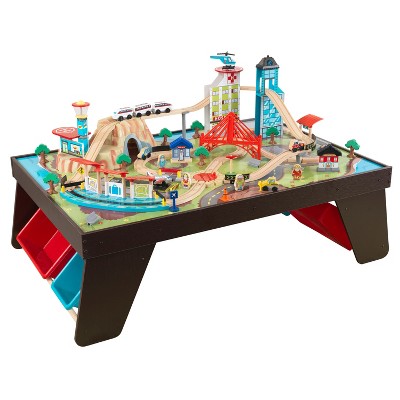 maxim enterprise 100pc mountain train set with activity table