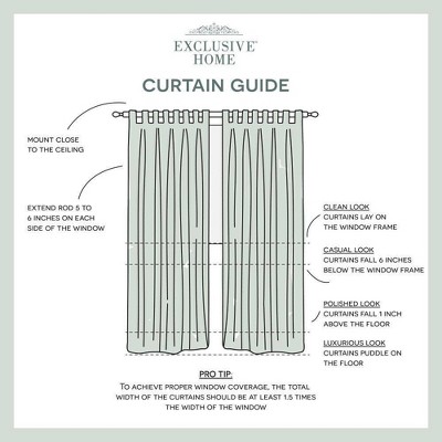 Taupe Light-Filtering Tab Top Indoor/Outdoor Curtain Panels, Set of 2