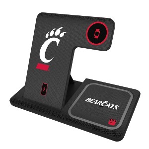 Keyscaper NCAA Big 12 Universities Linen 15-Watt 3 in 1 Charging Station - 1 of 4