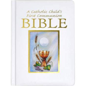 Catholic Childs 1st Communion Bible-NRSV - by  Ruth Hannon & Victor Hoagland (Hardcover)