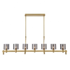 Eurofase Lighting Decato 7 - Light Chandelier in  Brushed Gold - 1 of 1